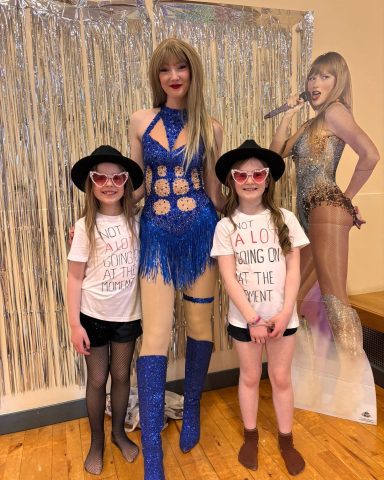Taylor Swift parties in Glasgow